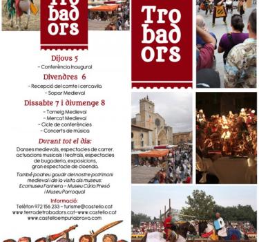 XXII Festival Terra de Trobadors from 5 to 8th of September 2013