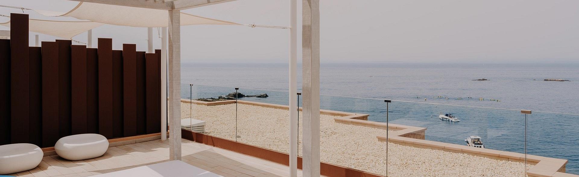 Luxuriöse Terrasse mit Meerblick Hotel Vistabella