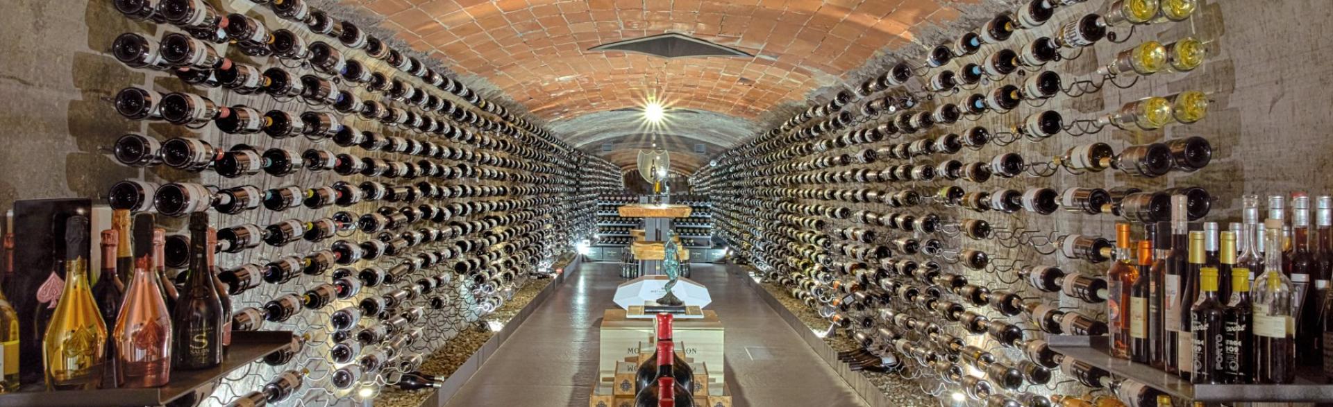 wine cellar of Hotel Vistabella