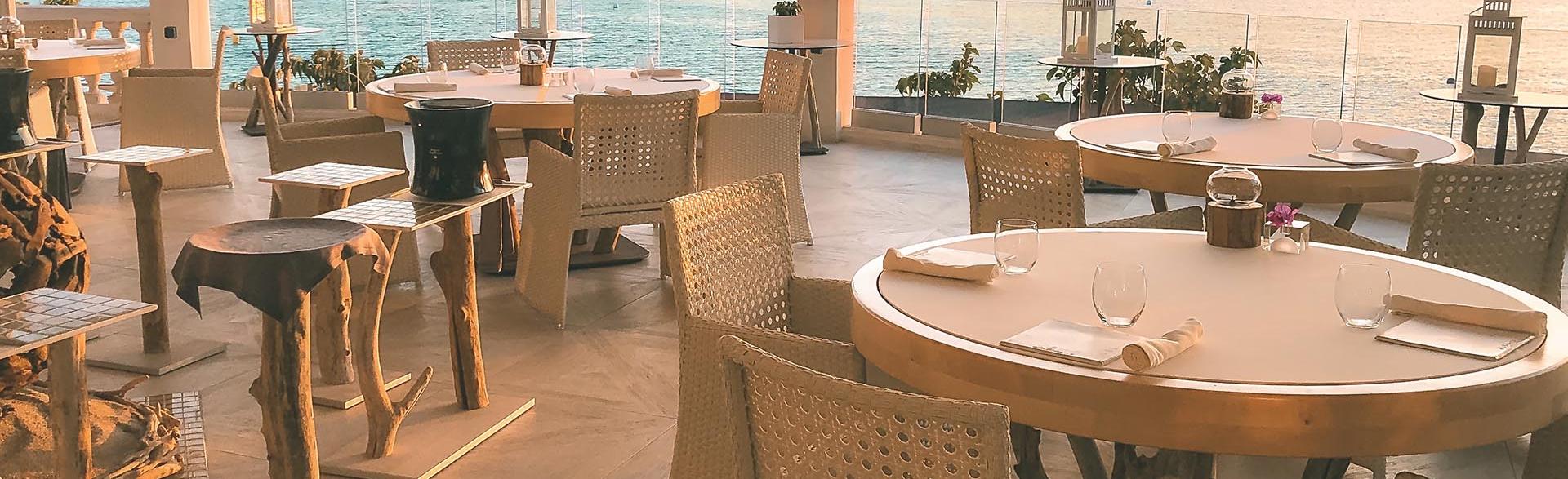 terrace of Els Brancs restaurant